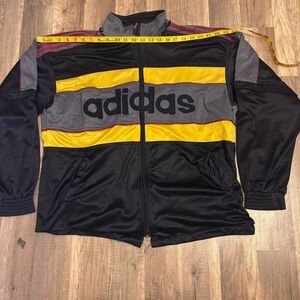 Vintage 90s Adidas equipment color block jacket